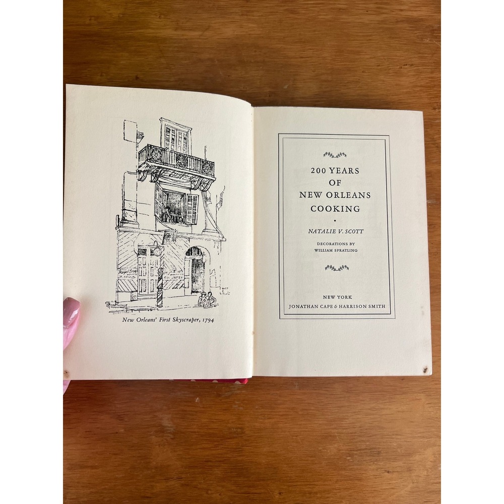 1931 200 Years of New Orleans Cooking Natalie V Scott William Spratling Vintage - Picture 6 of 11